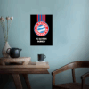 FC Bayern Munich Red Dominance Poster