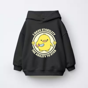 Fearless Chick Stability Mode Kids Hoodie