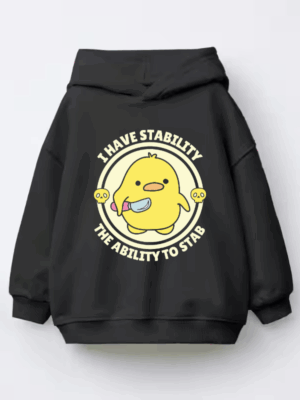 Fearless Chick Stability Mode Kids Hoodie