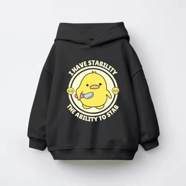 Fearless Chick Stability Mode Kids Hoodie