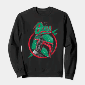 Fearless Fighter Boba Fett Mandalorian Crewneck Sweatshirt
