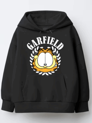 Floral Garfield Hoodie