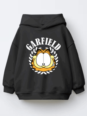 Floral Garfield Kids Hoodie