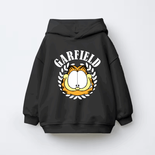 Floral Garfield Kids Hoodie