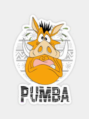 Flustered Pumbaa Hakuna Matata Sticker