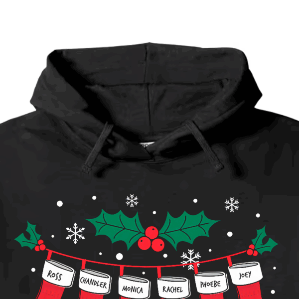 Friends Christmas Socks – Festive Holiday Vibes with a Classic Twist Hoodie