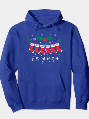 Friends Christmas Socks – Festive Holiday Vibes with a Classic Twist Hoodie