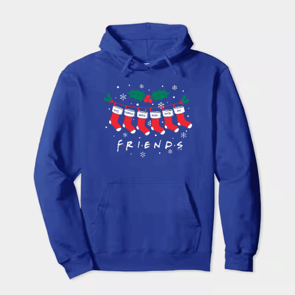 Friends Christmas Socks – Festive Holiday Vibes with a Classic Twist Hoodie