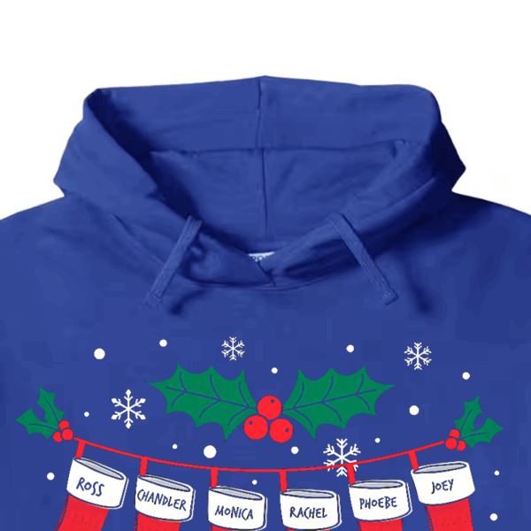 Friends Christmas Socks – Festive Holiday Vibes with a Classic Twist Hoodie