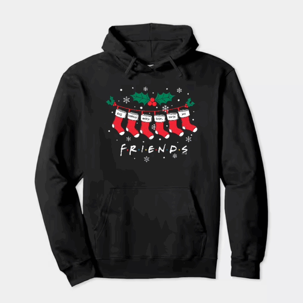 Friends Christmas Socks – Festive Holiday Vibes with a Classic Twist Hoodie
