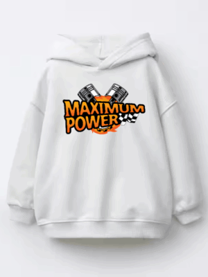 Full Throttle Fury Supreme Bike Racing Energy Kids Hoodie