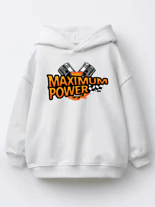 Full Throttle Fury Supreme Bike Racing Energy Kids Hoodie