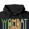 Funky Retro Style Cute Cartoon Wombat Hoodie