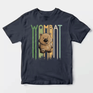 Funky Retro Style Cute Cartoon Wombat Unisex T-Shirt