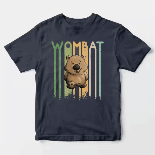 Funky Retro Style Cute Cartoon Wombat Unisex T-Shirt