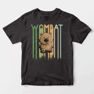 Funky Retro Style Cute Cartoon Wombat Unisex T-Shirt