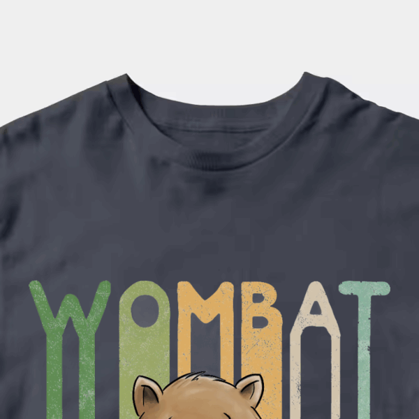 Funky Retro Style Cute Cartoon Wombat Unisex T-Shirt