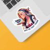 Funny Hawk Tuah Spit Sticker