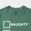Men’s Funny Santa List Tried My Best – Naughty or Nice Christmas Humor Unisex T-Shirt