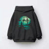 Future Shock Neon City of Tomorrow Sci Fi Kids Hoodie
