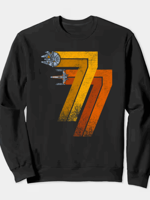 Galactic 777 Star Cruiser Star Wars Crewneck Sweatshirt