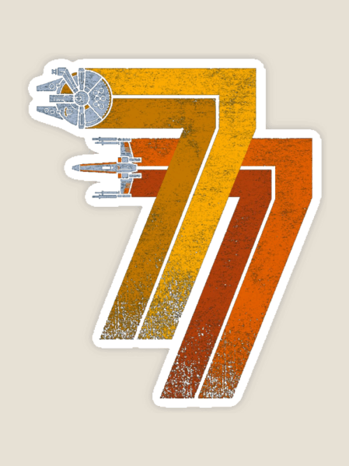 Galactic 777 Star Cruiser Star Wars Sticker