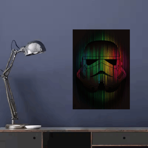 Galactic Disco Stormtroopers Groove Star Wars Poster