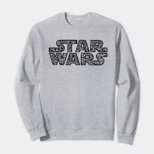 Galactic Harmony Star Wars Mandala Emblem Crewneck Sweatshirt