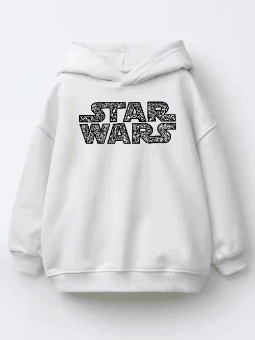 Galactic Harmony Star Wars Mandala Emblem Kids Hoodie