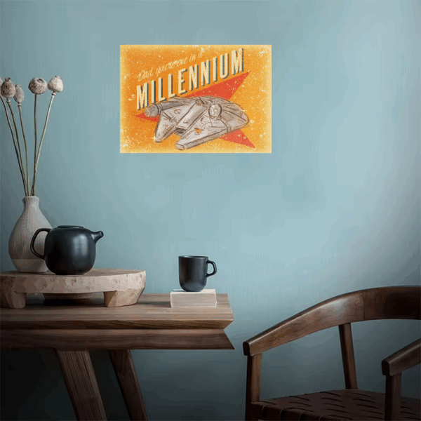 Galactic Hero One in a Millennium Dad Poster