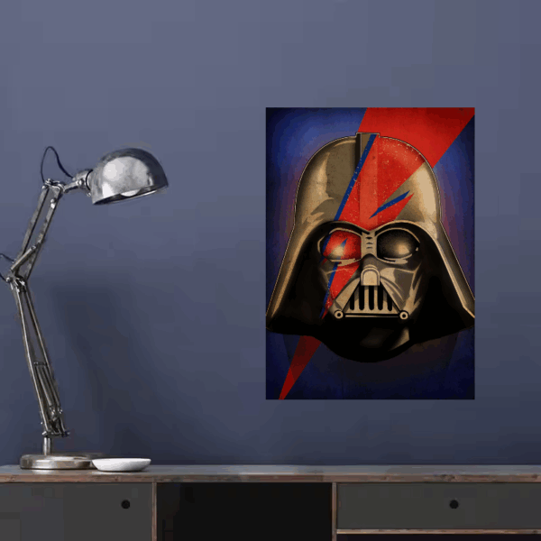 Galactic Icon Darth Vader Ziggy Star Wars Poster