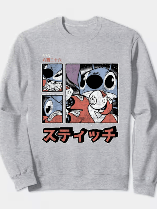 Galactic Showdown Stitch Locked and Loaded Crewneck Sweatshirt