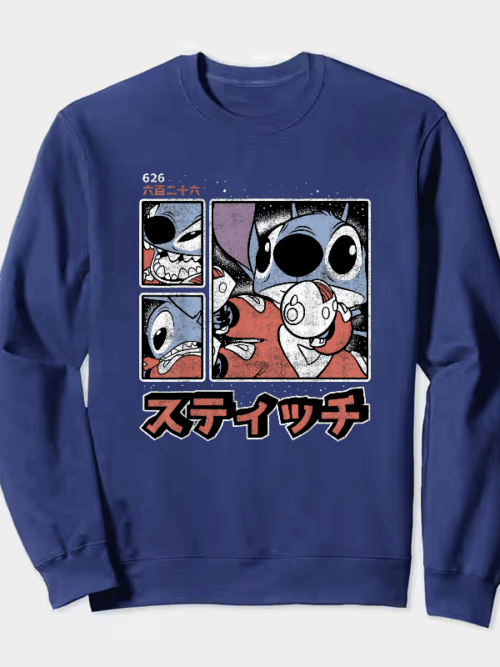 Galactic Showdown Stitch Locked and Loaded Crewneck Sweatshirt