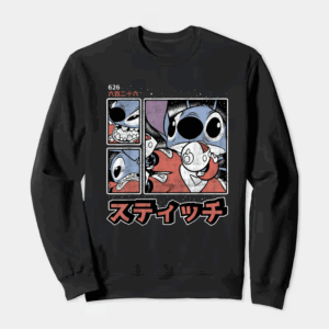Galactic Showdown Stitch Locked and Loaded Crewneck Sweatshirt