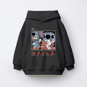 Galactic Showdown Stitch Locked and Loaded Kids Hoodie