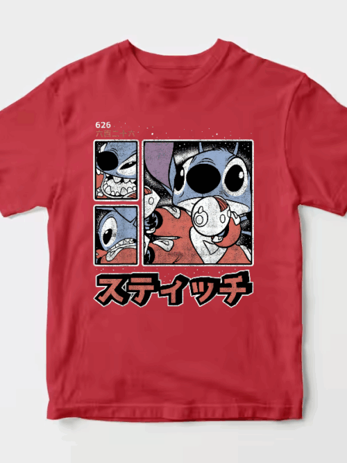 Galactic Showdown Stitch Locked and Loaded Unisex T-Shirt
