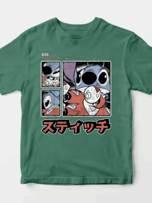 Galactic Showdown Stitch Locked and Loaded Unisex T-Shirt