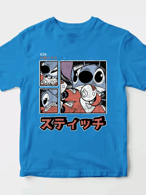Galactic Showdown Stitch Locked and Loaded Unisex T-Shirt