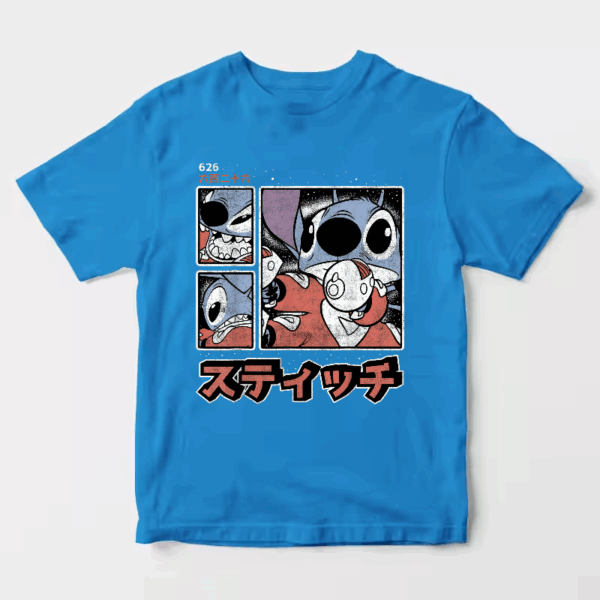 Galactic Showdown Stitch Locked and Loaded Unisex T-Shirt