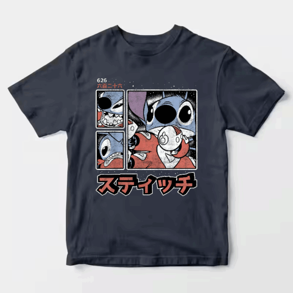 Galactic Showdown Stitch Locked and Loaded Unisex T-Shirt