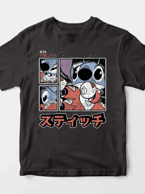 Galactic Showdown Stitch Locked and Loaded Unisex T-Shirt