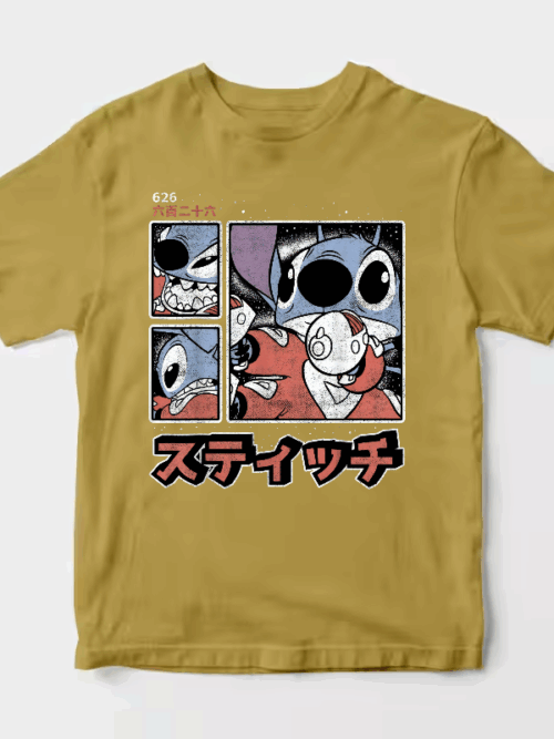 Galactic Showdown Stitch Locked and Loaded Unisex T-Shirt