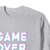 Game Over Retro Pixel Art Classic Gaming Crewneck Sweatshirt