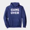 Game Over Retro Pixel Art Classic Gaming Hoodie