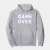 Game Over Retro Pixel Art Classic Gaming Hoodie