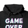 Game Over Retro Pixel Art Classic Gaming Hoodie