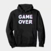Game Over Retro Pixel Art Classic Gaming Hoodie