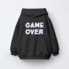 Game Over Retro Pixel Art Classic Gaming Kids Hoodie