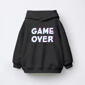 Game Over Retro Pixel Art Classic Gaming Kids Hoodie