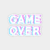 Game Over Retro Pixel Art Classic Gaming Sticker